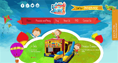 Desktop Screenshot of bounceshouserentals.com